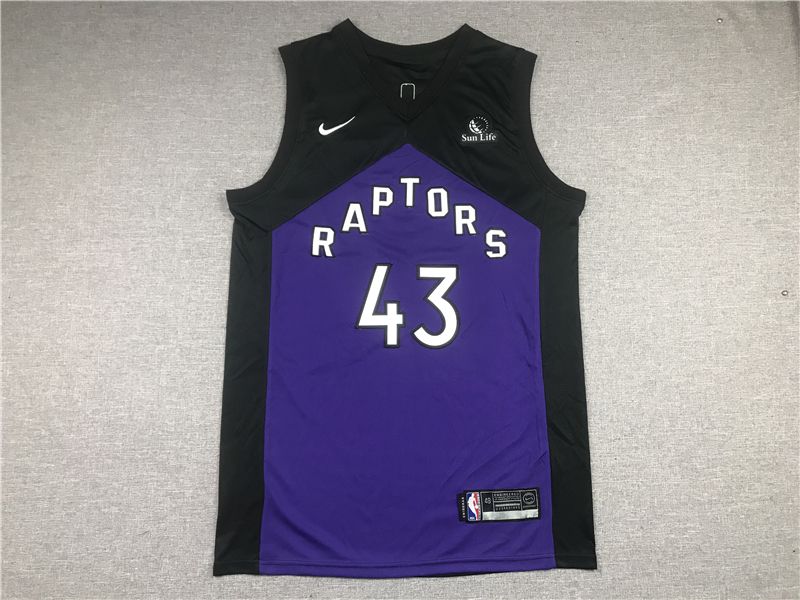 Cheap Men Toronto Raptors 43 Siakam Purple 2021 Nike Game NBA Jersey